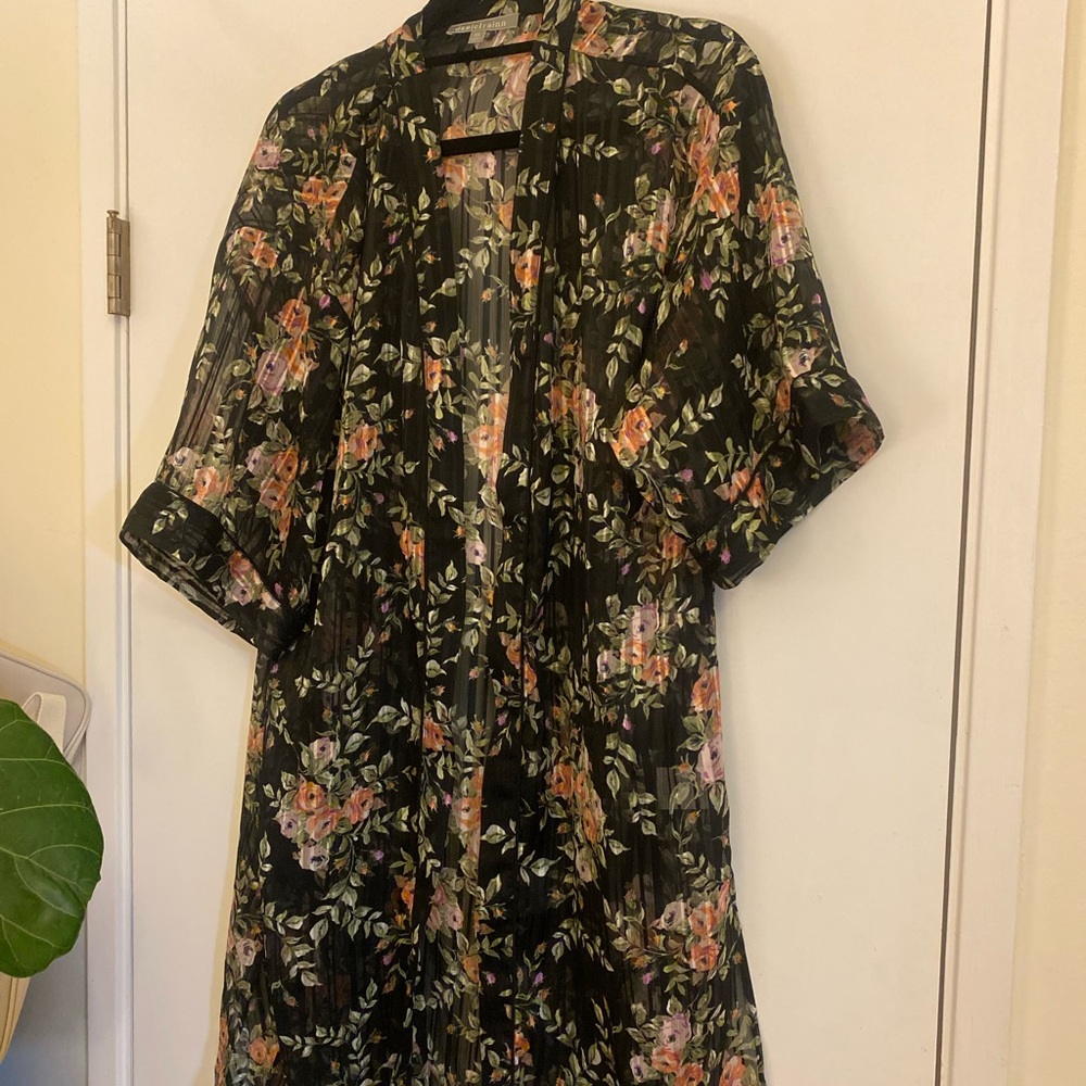 Daniel Rainn Multicolor Floral Kimono